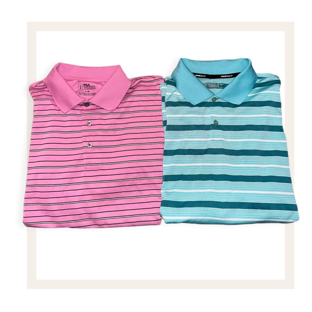 *BUNDLE* Golf Polo Shirts (Men’s Large)